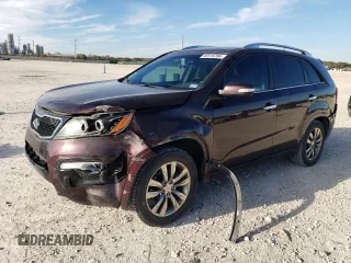 2011 Kia Sorento SX with VIN 5XYKW4A21BG122698, listed as a Copart auction lot 82316704 with 191,579 mi miles and Salvage Title. Bid and sale history available at carsss.com. Image 1.