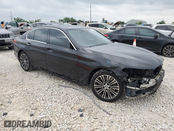 2017 BMW 5 Series 530i with VIN WBAJA5C37HG894776, listed as a Copart auction lot 54784035 with 117,987 mi miles and Salvage Title. Bid and sale history available at carsss.com. Image 4.