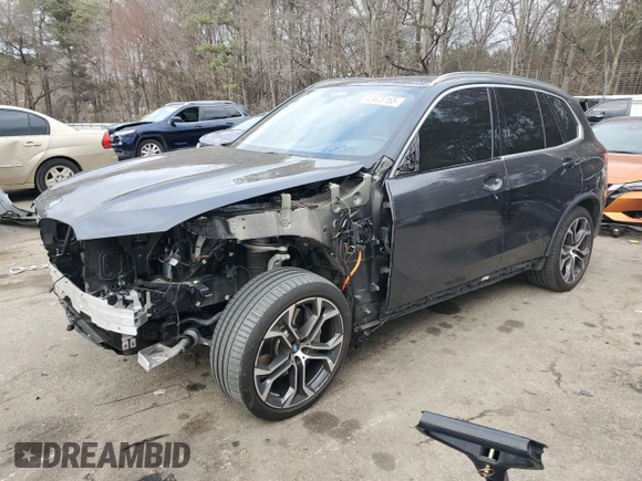 2023 BMW X5 xDrive45e with VIN 5UXTA6C07P9P29044, listed as a Copart auction lot 43625165 with 33,578 mi miles and Salvage Title. Bid and sale history available at carsss.com. Image 1.