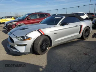 2018 Ford Mustang GT Premium with VIN 1FATP8FF0J5111712, listed as a Copart auction lot 53777685 with 100,913 mi miles and Salvage title. Bid and sale history available at DreamBid. Image 1.