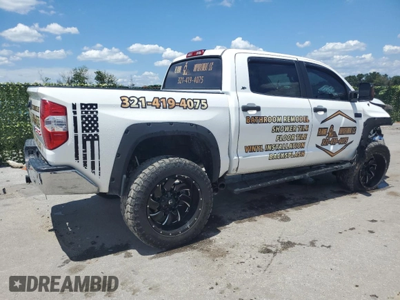 2017 Toyota Tundra 2WD SR5 with VIN 5TFEW5F11HX226536, listed as a Copart auction lot 60956384 with 113,393 mi miles and Salvage Title. Bid and sale history available at carsss.com. Image 3.