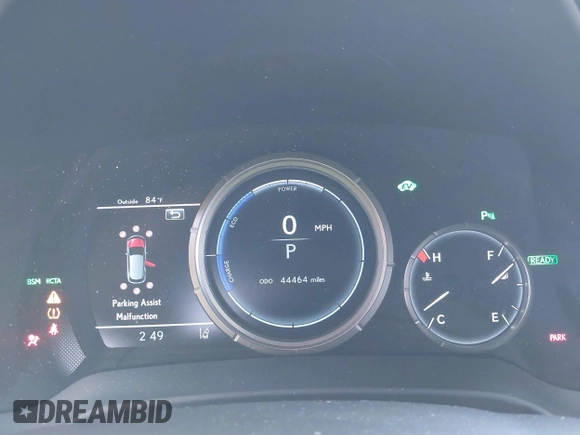 2016 Lexus RX 450h with VIN 2T2BGMCA9GC006844, listed as a IAAI auction lot 41633755 with 44,464 mi miles and . Bid and sale history available at DreamBid. Image 7.