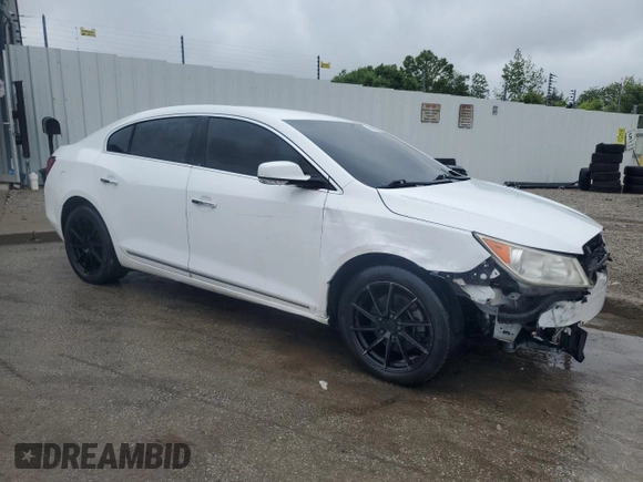 2013 Buick LaCrosse Leather with VIN 1G4GC5E31DF196356, listed as a Copart auction lot 58552755 with 238,407 mi miles and Salvage title. Bid and sale history available at DreamBid. Image 4.