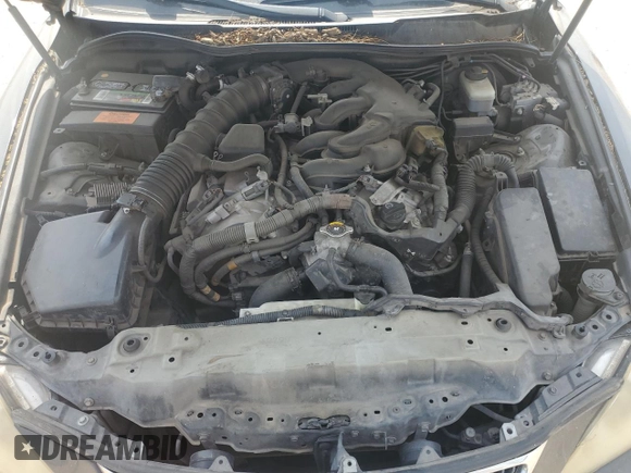 2007 Lexus IS with VIN JTHBK262172045792, listed as a Copart auction lot 52644925 with 186,609 mi miles and Salvage Title. Bid and sale history available at carsss.com. Image 11.