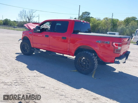 2018 Ford F-150 XL with VIN 1FTEW1E53JFA02130, listed as a IAAI auction lot 41769332 with 186,681 mi miles. Bid and sale history available at carsss.com. Image 3.