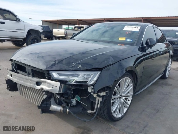 2019 Audi A4 Premium Plus with VIN WAUENAF46KA035160, listed as a IAAI auction lot 41738361 with 40,170 mi miles. Bid and sale history available at carsss.com. Image 6.