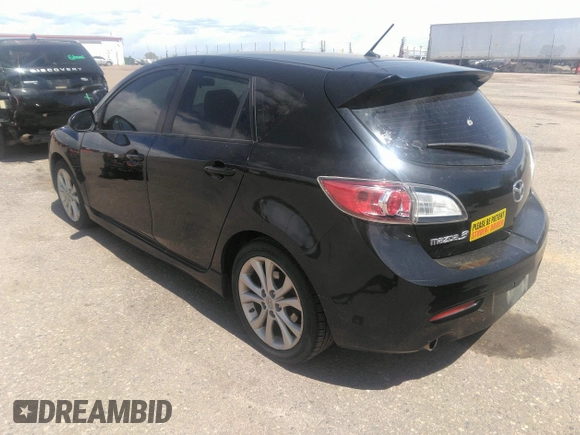 2011 Mazda 3 s Sport with VIN JM1BL1K67B1496970, listed as a IAAI auction lot 42155075 with 158,725 mi miles. Bid and sale history available at carsss.com. Image 3.