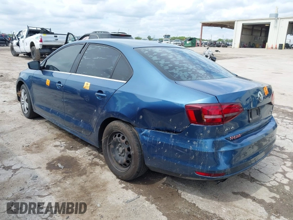2017 Volkswagen Jetta S with VIN 3VW2B7AJ6HM383418, listed as a IAAI auction lot 41903383 with 91,285 mi miles and . Bid and sale history available at DreamBid. Image 3.