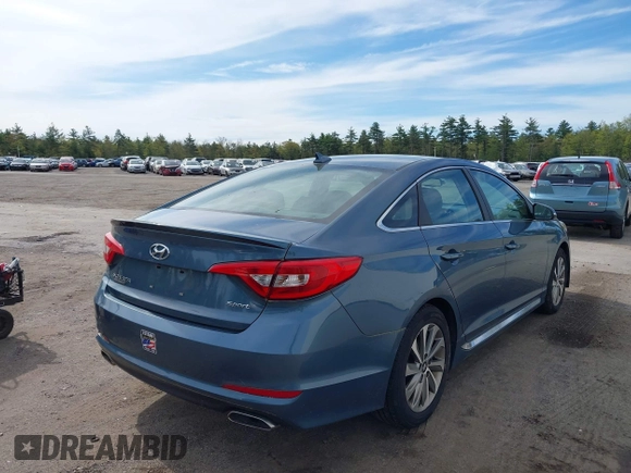 2017 Hyundai Sonata Sport with VIN 5NPE34AF9HH504276, listed as a IAAI auction lot 42222535 with 127,362 mi miles and . Bid and sale history available at DreamBid. Image 4.
