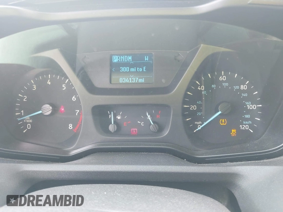 2019 Ford Transit with VIN 1FTYR2CM8KKA88497, listed as a IAAI auction lot 38875548 with 34,137 mi miles. Bid and sale history available at carsss.com. Image 7.