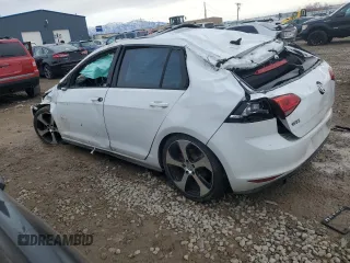 2015 Volkswagen Golf GTI SE with VIN 3VW5T7AU0FM014846, listed as a Copart auction lot 41404315 with 0 mi miles and Salvage Title. Bid and sale history available at carsss.com. Image 2.