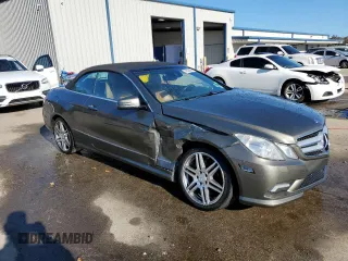 2011 Mercedes-Benz E-Class E 550 with VIN WDDKK7CF1BF043196, listed as a Copart auction lot 76523434 with 0 mi miles and Salvage Title. Bid and sale history available at carsss.com. Image 4.