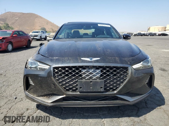 2019 Genesis G70 3.3T Advanced with VIN KMTG34LE8KU015587, listed as a Copart auction lot 69414314 with 66,554 mi miles and Salvage Title. Bid and sale history available at carsss.com. Image 5.