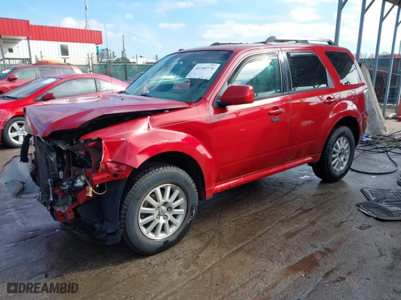 2010 Mercury Mariner Premier with VIN 4M2CN9HG5AKJ06111, listed as a IAAI auction lot 40740774 with 98,607 mi miles. Bid and sale history available at carsss.com. Image 17.