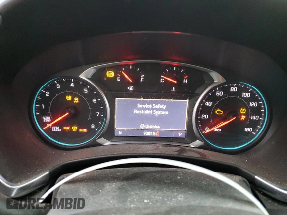 2019 Chevrolet Equinox LT z VIN 3GNAXUEV3KS583338, wystawiony jako Copart lot #57045125 z przebiegiem 90 815 mil mil oraz Czysty tytuł • Clean title. Historia ofert i sprzedaży dostępna na DreamBid. Obrazek 9.