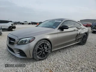 2019 Mercedes-Benz C 300 with VIN WDDWJ8EBXKF769031, listed as a Copart auction lot 50395095 with 46,485 mi miles and Salvage Title. Bid and sale history available at carsss.com. Image 1.