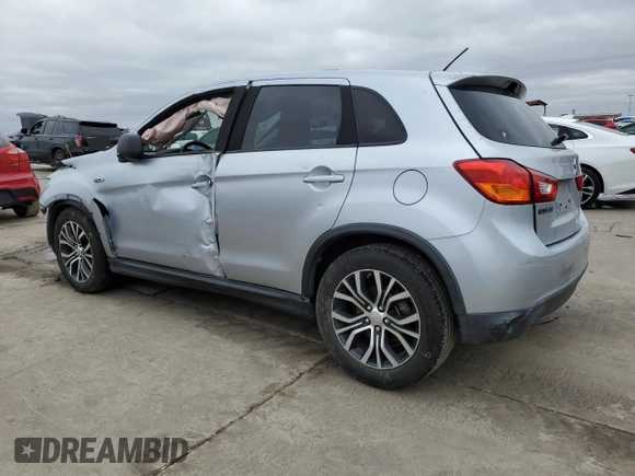2016 Mitsubishi Outlander Sport 2.0 ES with VIN JA4AP3AU1GZ063434, listed as a Copart auction lot 44967915 with 0 mi miles and Salvage Title. Bid and sale history available at carsss.com. Image 2.
