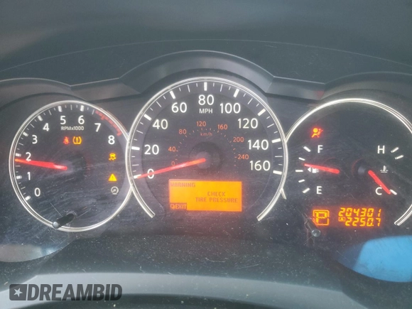 2012 Nissan Altima 3.5 SR with VIN 1N4BL2EP2CC163517, listed as a Copart auction lot 48341015 with 204,301 mi miles and Salvage Title. Bid and sale history available at carsss.com. Image 9.