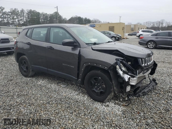 2020 Jeep Compass Sport z VIN 3C4NJCAB2LT219957, wystawiony jako Copart lot #45870845 z przebiegiem 25 855 mil mil oraz Szkoda całkowita • Salvage title. Historia ofert i sprzedaży dostępna na DreamBid. Obrazek 4.