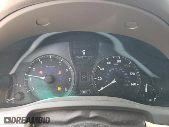 2010 Lexus RX 350 with VIN 2T2ZK1BA1AC033587, listed as a Copart auction lot 50645615 with 138,860 mi miles and Salvage Title. Bid and sale history available at DreamBid. Image 9.