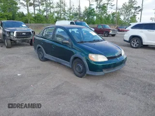 2000 Toyota ECHO with VIN JTDBT1234Y0008904, listed as a IAAI auction lot 41998668 with 296,735 mi miles. Bid and sale history available at carsss.com. Image 1.