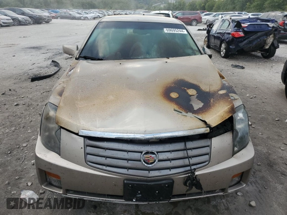 2003 Cadillac CTS with VIN 1G6DM57N930155478, listed as a Copart auction lot 69695244 with 0 mi miles and Non Repairable. Bid and sale history available at carsss.com. Image 5.