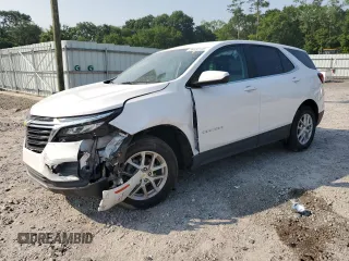 2023 Chevrolet Equinox LT with VIN 3GNAXKEGXPL254577, listed as a Copart auction lot 59233135 with 31,195 mi miles and Salvage title. Bid and sale history available at DreamBid. Image 1.