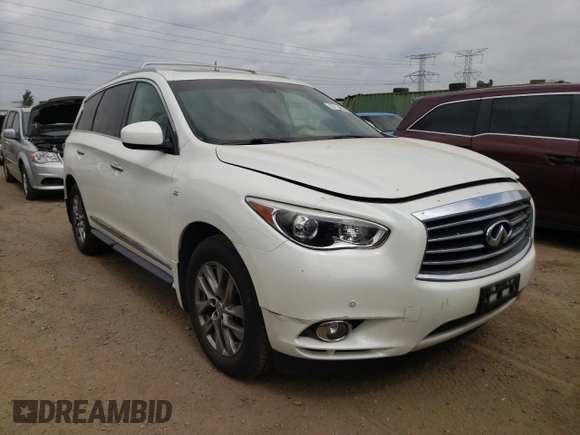 2015 Infiniti QX60 with VIN 5N1AL0MM1FC553705, listed as a Copart auction lot 57148305 with 101,250 mi miles and Clean title. Bid and sale history available at DreamBid. Image 4.