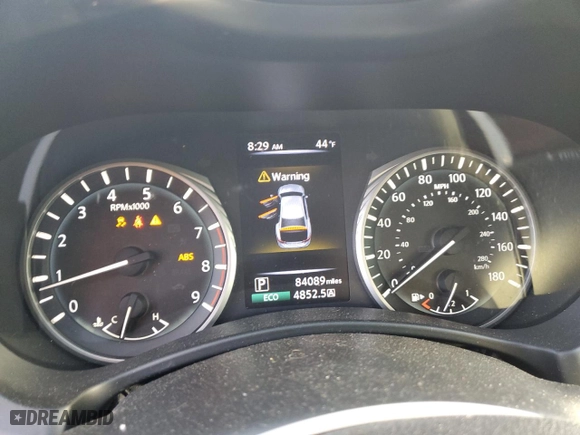 2018 Infiniti Q50 3.0t LUXE with VIN JN1EV7AR5JM440791, listed as a Copart auction lot 49842955 with NaN miles and Salvage Title. Bid and sale history available at carsss.com. Image 9.