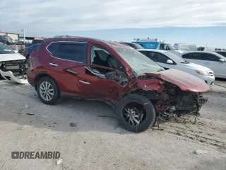 2018 Nissan Rogue SV with VIN 5N1AT2MT3JC735109, listed as a Copart auction lot 47448065 with Not Provided miles and Salvage Title. Bid and sale history available at carsss.com. Image 4.
