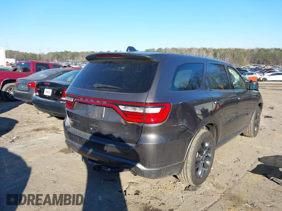 2021 Dodge Durango SXT with VIN 1C4RDHAG1MC824969, listed as a IAAI auction lot 41352831 with 91,188 mi miles and . Bid and sale history available at DreamBid. Image 4.