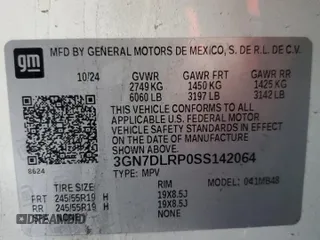 2025 Chevrolet Equinox EV LT z VIN 3GN7DLRP0SS142064, wystawiony jako Copart lot #48109695 z przebiegiem 11 808 mil mil oraz Szkoda całkowita • Salvage title. Historia ofert i sprzedaży dostępna na DreamBid. Obrazek 12.