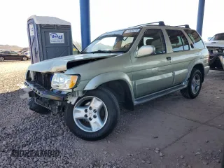 2001 Infiniti QX4 Luxury z VIN JNRDR07X51W102189, wystawiony jako Copart lot #77636274 z przebiegiem 173 341 mil mil oraz Szkody całkowita. Historia ofert i sprzedaży dostępna na DreamBid. Obrazek 1.