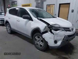 2015 Toyota RAV4 LE with VIN 2T3BFREV0FW253081, listed as a IAAI auction lot 40993797 with 154,068 mi miles. Bid and sale history available at carsss.com. Image 1.