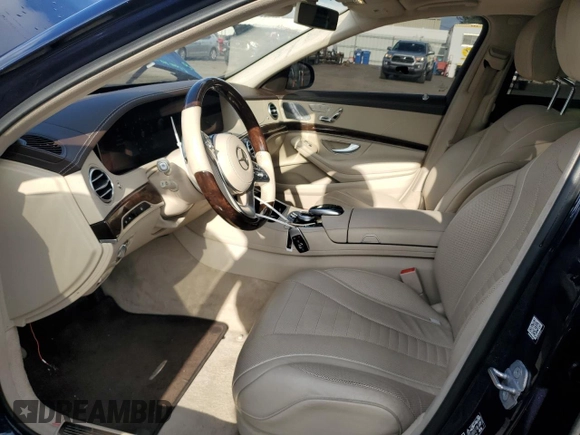 2019 Mercedes-Benz S 560 with VIN WDDUG8GB8KA483873, listed as a Copart auction lot 83876344 with 69,220 mi miles and Salvage Title. Bid and sale history available at DreamBid. Image 7.