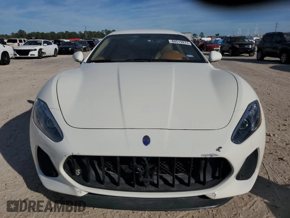 2018 Maserati GranTurismo Sport с VIN ZAM45VLA9J0270099, выставлен на аукционе Copart как лот 80519974 с пробегом 31 938 миль миль и Списание • Salvage title. История ставок и продаж доступна на DreamBid. Изображение 5.