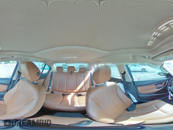 2015 BMW 3 Series 328i xDrive with VIN WBA3B3G52FNT19323, listed as a Copart auction lot 61873015 with 110,893 mi miles and Salvage title. Bid and sale history available at DreamBid. Image 14.
