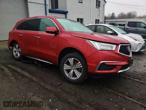 2020 Acura MDX with VIN 5J8YD3H32LL006975, listed as a Copart auction lot 81951724 with 44,345 mi miles and Salvage title. Bid and sale history available at DreamBid. Image 12.