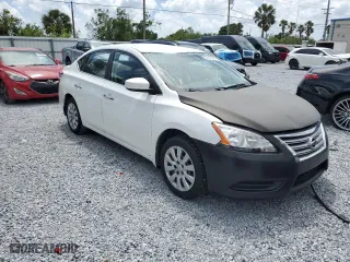 2013 Nissan Sentra SV with VIN 3N1AB7AP3DL667501, listed as a Copart auction lot 52216945 with 158,247 mi miles and Salvage Title. Bid and sale history available at carsss.com. Image 4.