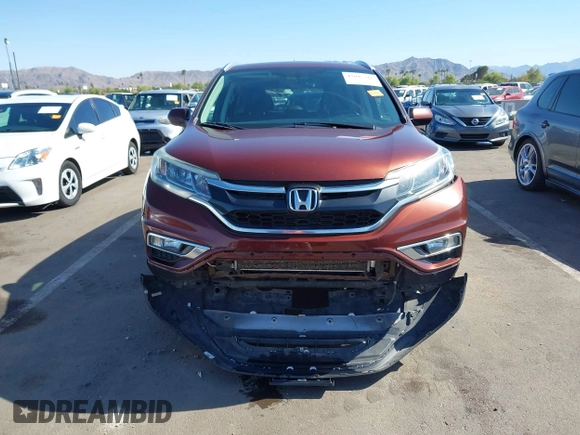 2015 Honda CR-V EX-L with VIN 2HKRM4H7XFH660871, listed as a IAAI auction lot 42095318 with 161,977 mi miles and . Bid and sale history available at carsss.com. Image 12.