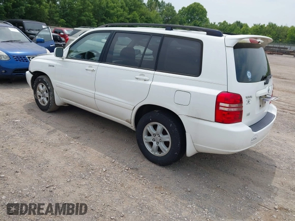 2003 Toyota Highlander z VIN JTEGF21A230119829, wystawiony jako IAAI lot #42495586 z przebiegiem 154 246 mil mil oraz . Historia ofert i sprzedaży dostępna na DreamBid. Obrazek 3.