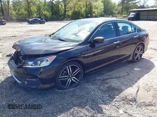 2016 Honda Accord Sport with VIN 1HGCR2F50GA086434, listed as a IAAI auction lot 42010233 with 126,597 mi miles and . Bid and sale history available at DreamBid. Image 17.