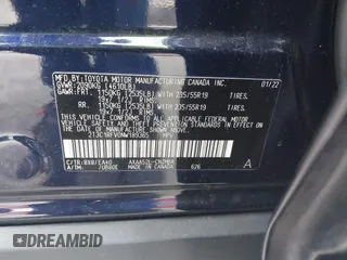 2022 Toyota RAV4 XLE Premium with VIN 2T3C1RFV0NW189365, listed as a IAAI auction lot 41691045 with 42,171 mi miles. Bid and sale history available at carsss.com. Image 9.