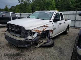 2018 Ram 1500 Tradesman z VIN 1C6RR6FG6JS229588, wystawiony jako Copart lot #51795925 z przebiegiem 113 779 mil mil oraz Szkoda całkowita • Salvage title. Historia ofert i sprzedaży dostępna na DreamBid. Obrazek 1.