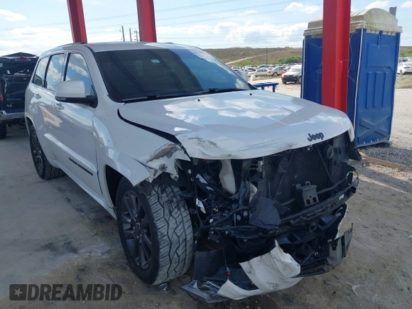 2019 Jeep Grand Cherokee Overland with VIN 1C4RJFCT4KC787081, listed as a IAAI auction lot 41519374 with 34,168 mi miles. Bid and sale history available at carsss.com. Image 1.