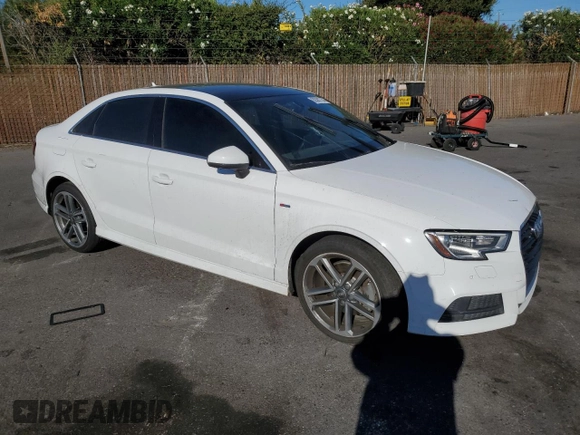 2017 Audi A3 Sedan Premium Plus with VIN WAUGUGFF6H1031585, listed as a Copart auction lot 66361714 with 95,818 mi miles and Salvage Title. Bid and sale history available at carsss.com. Image 4.