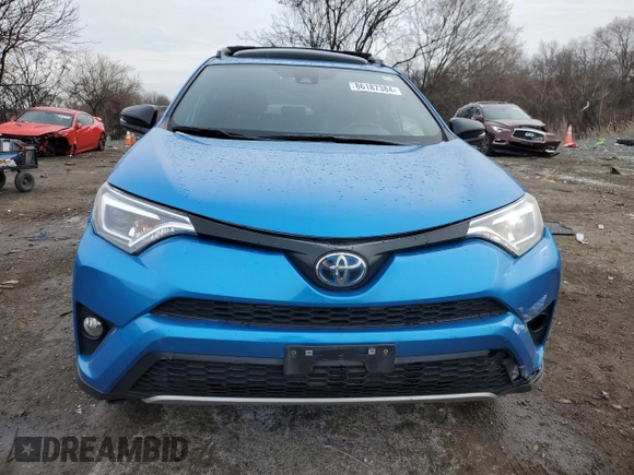 2017 Toyota RAV4 Hybrid SE with VIN JTMJJREV1HD120971, listed as a Copart auction lot 86187384 with 79,887 mi miles and Salvage Title. Bid and sale history available at carsss.com. Image 5.