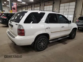 2004 Acura MDX Touring Pkg with VIN 2HNYD18654H515397, listed as a Copart auction lot 49633225 with 212,400 mi miles and Salvage Title. Bid and sale history available at carsss.com. Image 3.