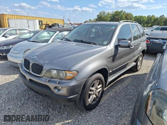 2004 BMW X5 3.0i with VIN 5UXFA13514LU37318, listed as a Copart auction lot 76576434 with 228,910 mi miles and Clean Title. Bid and sale history available at carsss.com. Image 2.