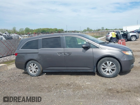 2015 Honda Odyssey EX with VIN 5FNRL5H42FB054557, listed as a IAAI auction lot 42249824 with 199,147 mi miles and . Bid and sale history available at DreamBid. Image 13.